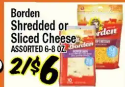 Western Beef Borden Shredded or Sliced Cheese offer