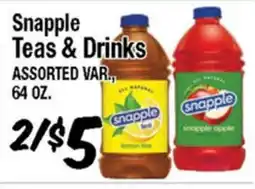 Western Beef Snapple Teas & Drinks offer