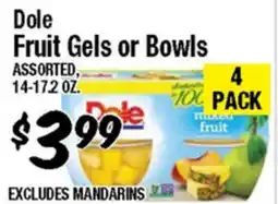 Western Beef Dole Fruit Gels or Bowls offer
