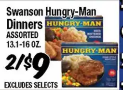 Western Beef Swanson Hungry-Man Dinners offer
