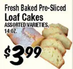 Western Beef Fresh Baked Pre-Sliced Loaf Cakes offer