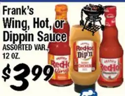 Western Beef Frank's Wing, Hot, or Dippin Sauce offer