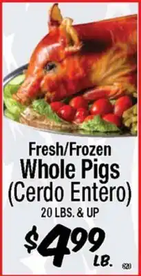 Western Beef Fresh/Frozen Whole Pigs offer