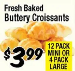 Western Beef Fresh Baked Buttery Croissants offer