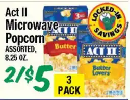 Western Beef Act II Microwave Popcorn offer