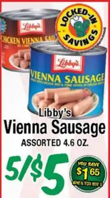 Western Beef Libby's Vienna Sausage offer