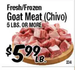 Western Beef Fresh/Frozen Goat Meat (Chivo) offer