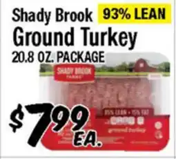 Western Beef Shady Brook 93% LEAN Ground Turkey offer