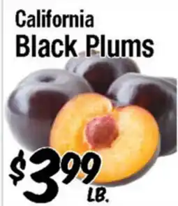 Western Beef California Black Plums offer
