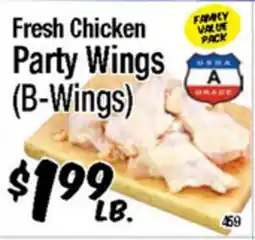 Western Beef Fresh Chicken Party Wings (B-Wings) offer