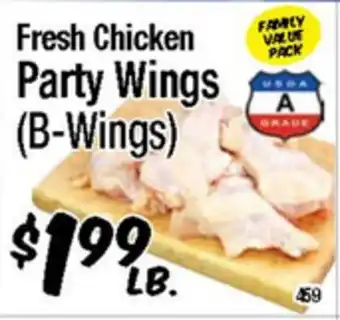 Western Beef Fresh Chicken Party Wings (B-Wings) offer
