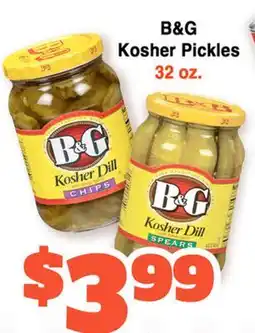 Western Beef B&G Kosher Pickles offer