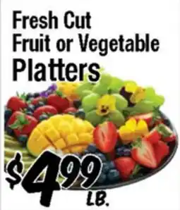 Western Beef Fresh Cut Fruit or Vegetable Platters offer