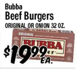 Western Beef Bubba Beef Burgers offer