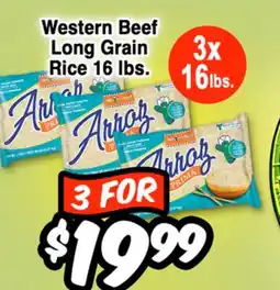 Western Beef Western Beef Long Grain Rice 16 lbs offer