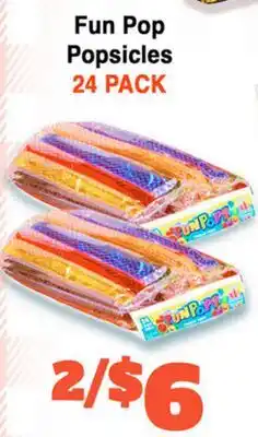 Western Beef Fun Pop Popsicles offer