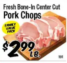 Western Beef Fresh Bone-In Center Cut Pork Chops offer