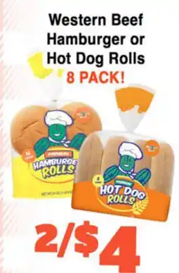 Western Beef Western Beef Hamburger or Hot Dog Rolls offer
