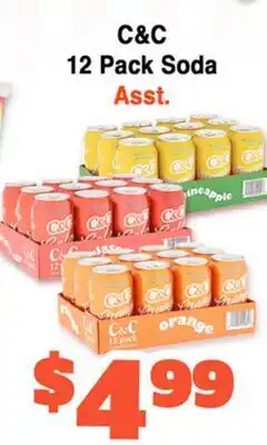Western Beef C&C 12 Pack Soda offer