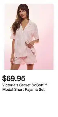 Victoria's Secret Victoria's Secret SoSoft Modal Short Pajama Set offer