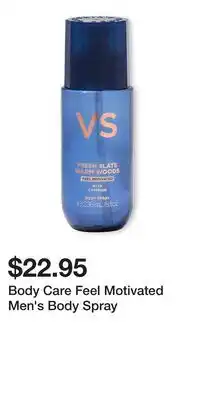 Victoria's Secret Body Care Feel Motivated Men's Body Spray offer