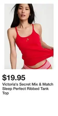 Victoria's Secret Victoria's Secret Mix & Match Sleep Perfect Ribbed Tank Top offer