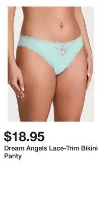 Victoria's Secret Dream Angels Lace-Trim Bikini Panty offer