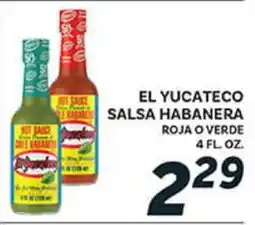 El Paso Grande EL YUCATECO Salsa Habanera Roja O Verde offer