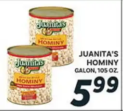El Paso Grande JUANITA'S HOMINY offer