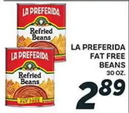 El Paso Grande LA PREFERIDA FAT FREE BEANS offer