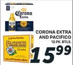 El Paso Grande CORONA EXTRA AND PACIFICO offer