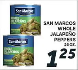 El Paso Grande SAN MARCOS WHOLE JALAPEÑO PEPPERS offer
