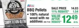 Menards BBQ pellets offer