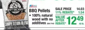 Menards BBQ pellets offer