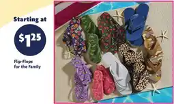 Family Dollar Flip-Flops for the Family offer