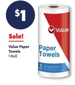 Family Dollar Value Paper Towels offer