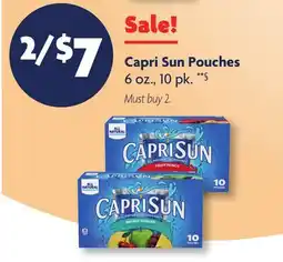 Family Dollar Capri Sun Pouches offer