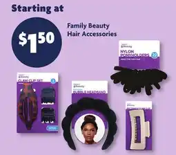 Family Dollar Family Beauty Hair Accessories offer