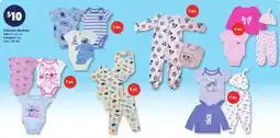 Family Dollar Character Newborn Sets 2‑4 pc. or Creepers 3 pc offer