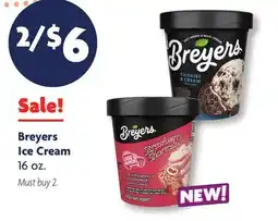 Family Dollar Breyers Ice Cream offer