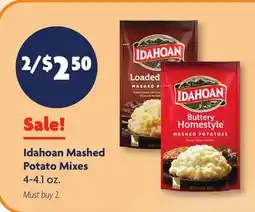 Family Dollar Idahoan Mashed Potato Mixes offer