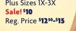 Family Dollar Plus Sizes 1X-3X offer