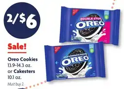 Family Dollar Oreo Cookies 13.9‑14.3 oz. or Cakesters 10.1 oz offer