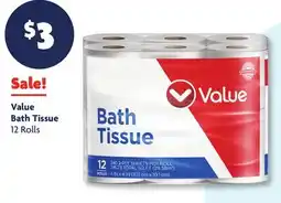 Family Dollar Value Bath Tissue offer