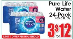 Supremo Foods Inc Pure Life Water offer