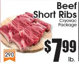 Supremo Foods Inc Beef Short Ribs offer