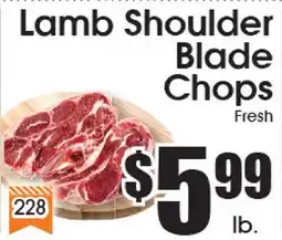 Supremo Foods Inc Lamb Shoulder Blade Chops offer