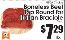 Supremo Foods Inc USDA Choice Boneless Beef Top Round for Italian Braciole offer