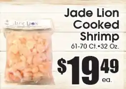 Supremo Foods Inc Jade Lion Cooked Shrimp offer