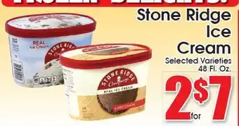 Supremo Foods Inc Stone Ridge Ice Cream offer